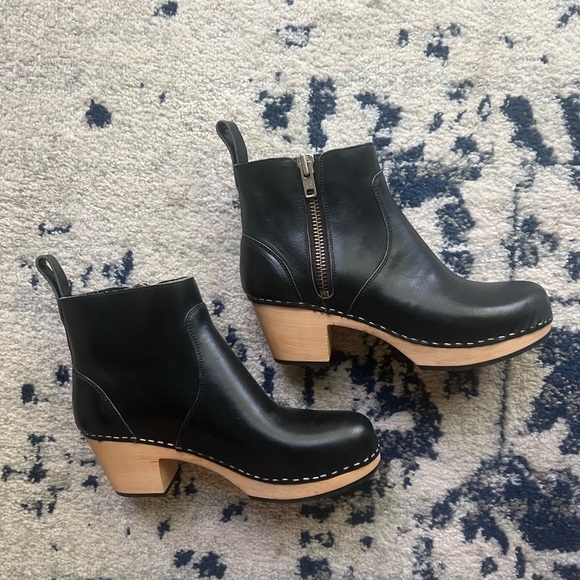 COPY - Swedish Hasbeens Zip It Emy Clog Bootie size 9 NEW $440 retail - Picture 6 of 8